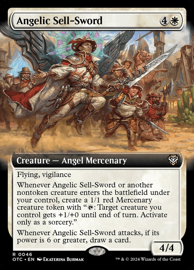 Angelic Sell-Sword (46) - Outlaws of Thunder Junction Commander (OTC)