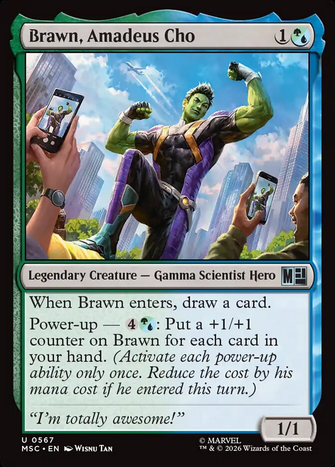 Brawn, Amadeus Cho (567) - Marvel Super Heroes Commander (MSC)