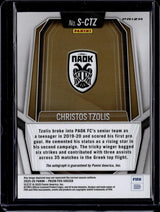 2025-26 Prizm FIFA Christos Tzolis Red Pulsar Auto