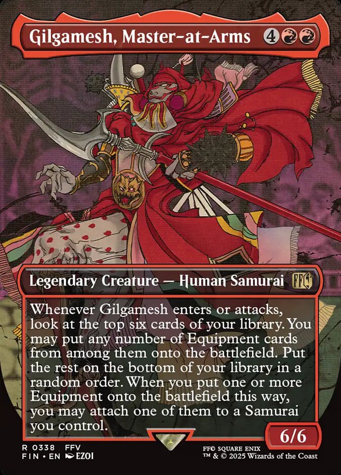 Gilgamesh, Master-at-Arms (338) - [Foil, Borderless] Final Fantasy (FIN)