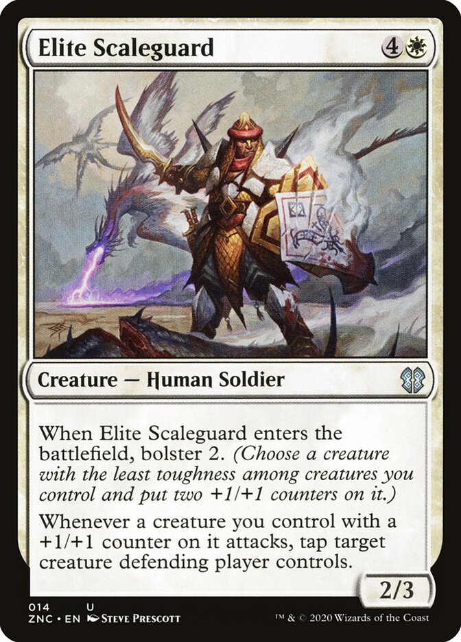 Elite Scaleguard (14) - Zendikar Rising Commander (ZNC)