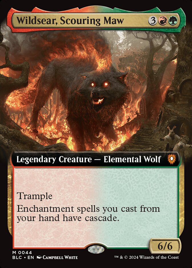 Wildsear, Scouring Maw (44) - Bloomburrow Commander (BLC)