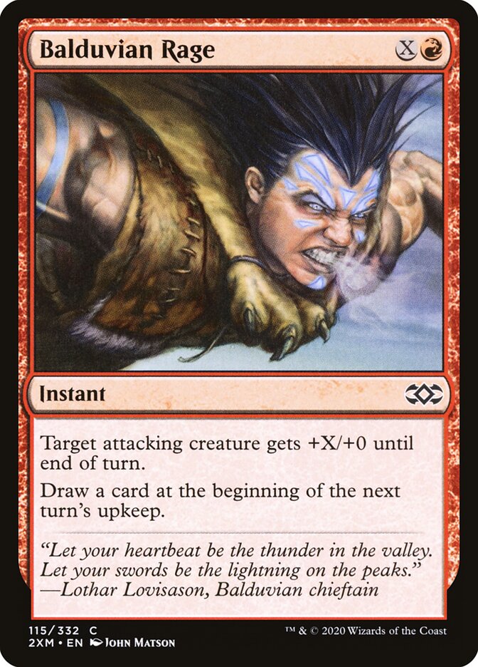 Balduvian Rage (115) - Double Masters (2XM)