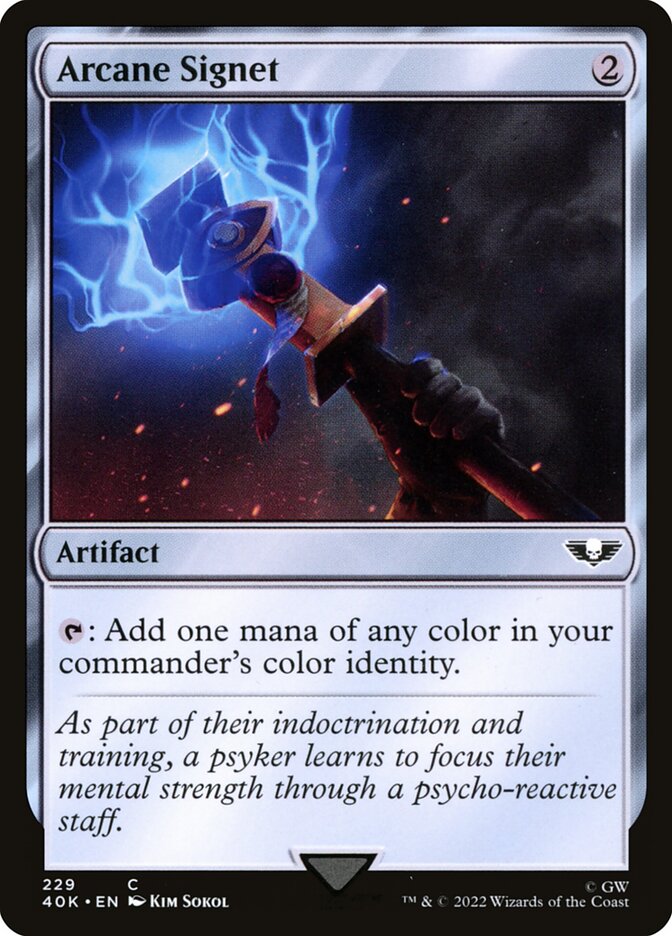 Arcane Signet (229) - Warhammer 40,000 Commander (40K)