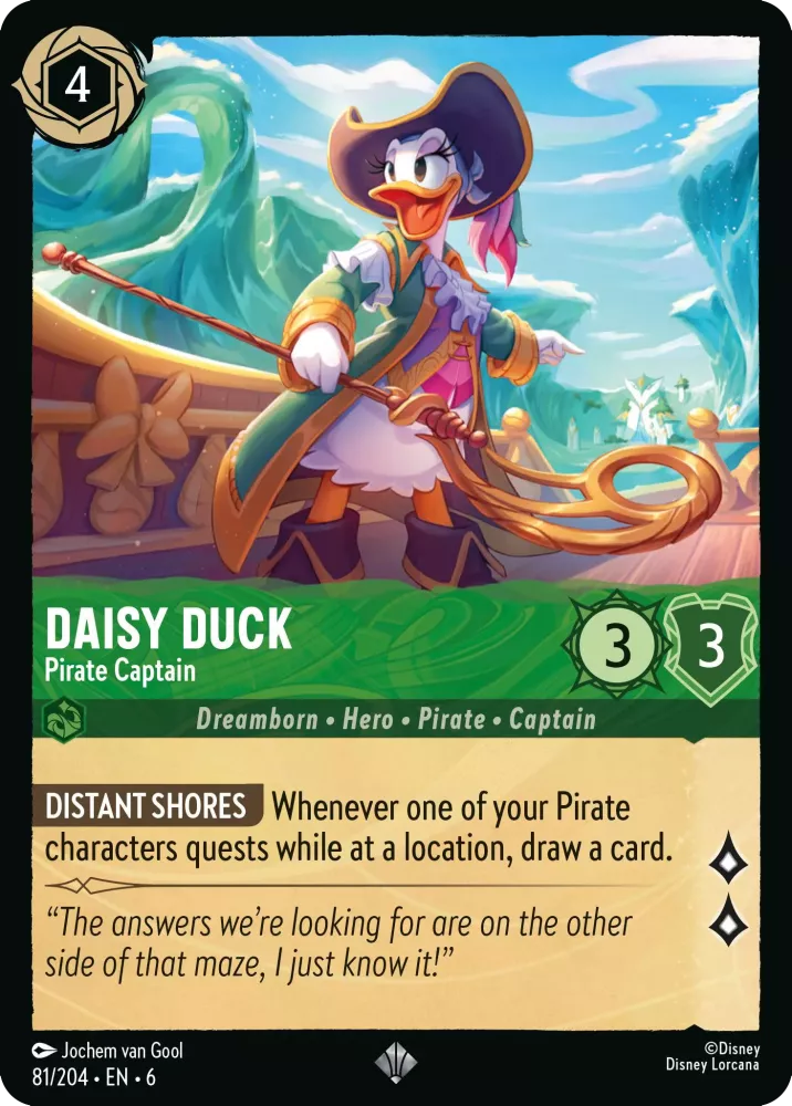 Daisy Duck - Pirate Captain - Azurite Sea (6)