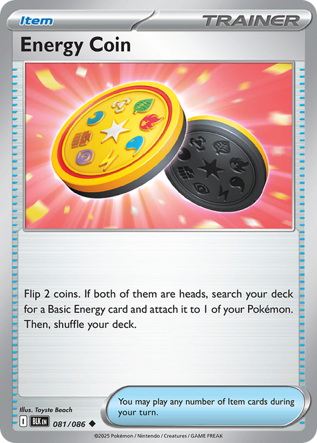 Energy Coin (81/86) - Black Bolt (BLK)