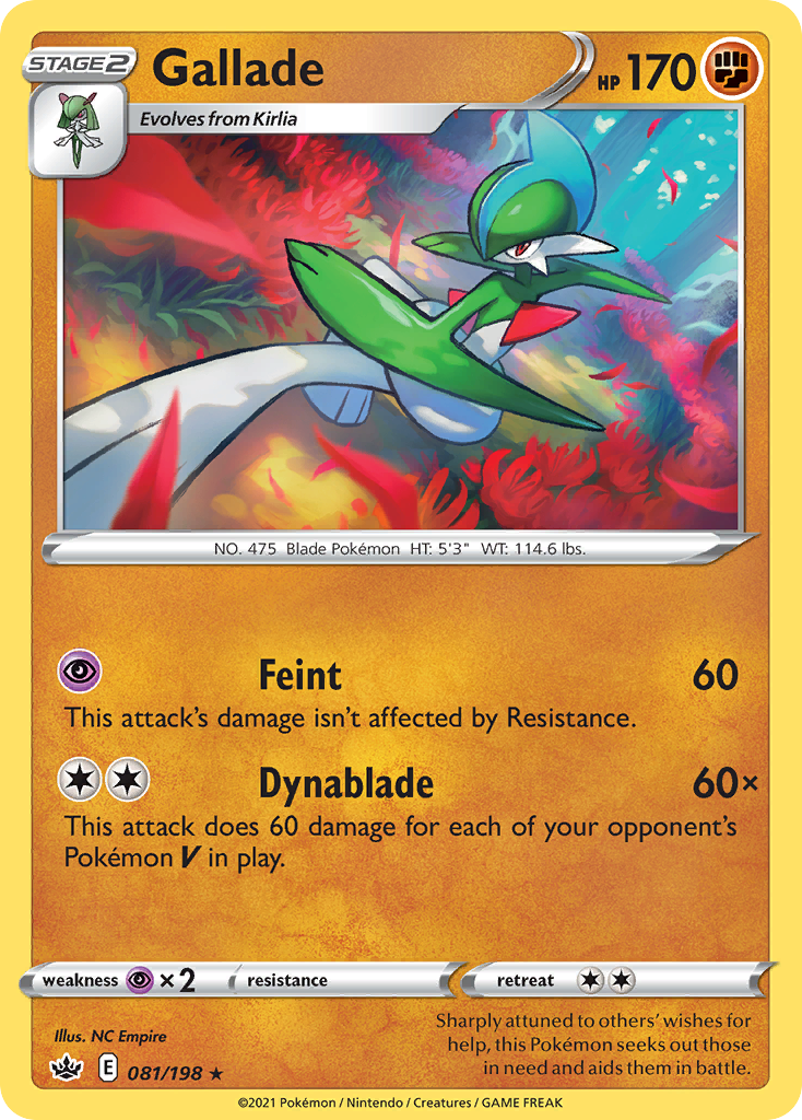 Gallade (81/198) - Chilling Reign (CRE)