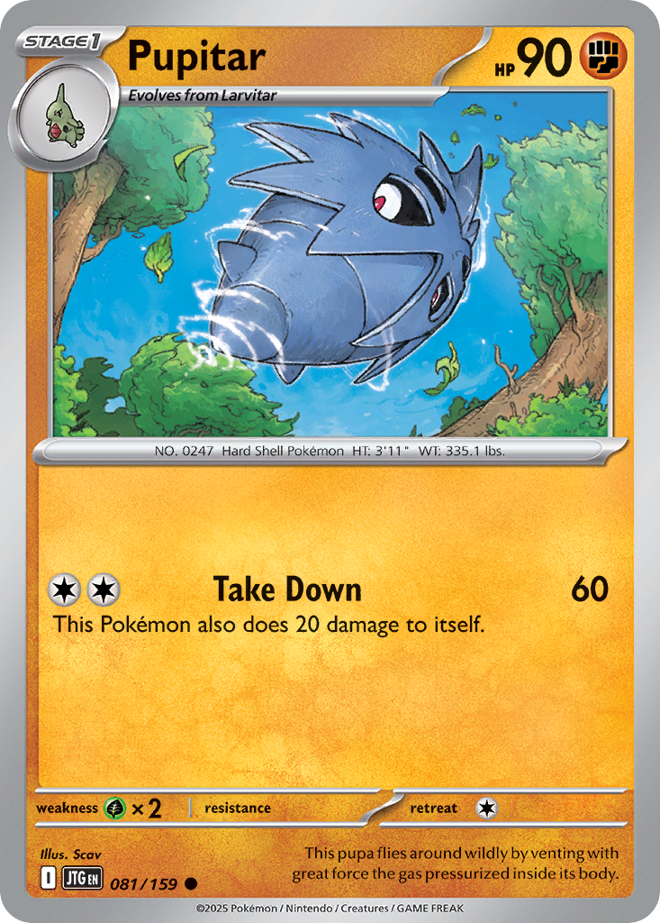 Pupitar (81/159) - Journey Together (JTG)