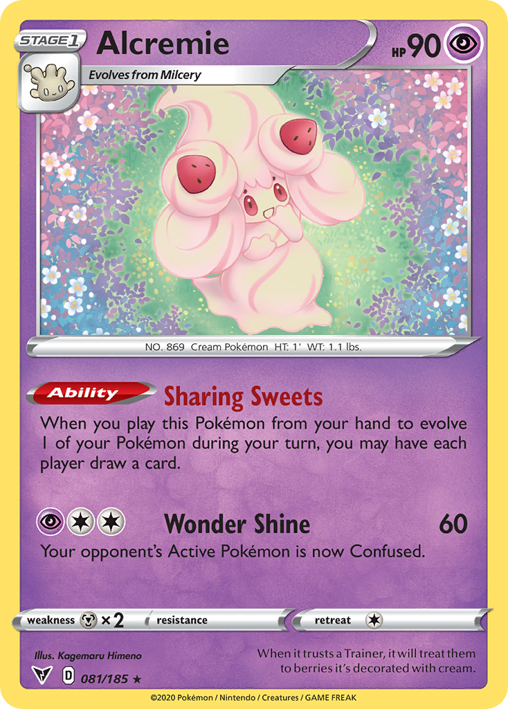 Alcremie (81/185) - [Reverse Holo] Vivid Voltage (VIV)