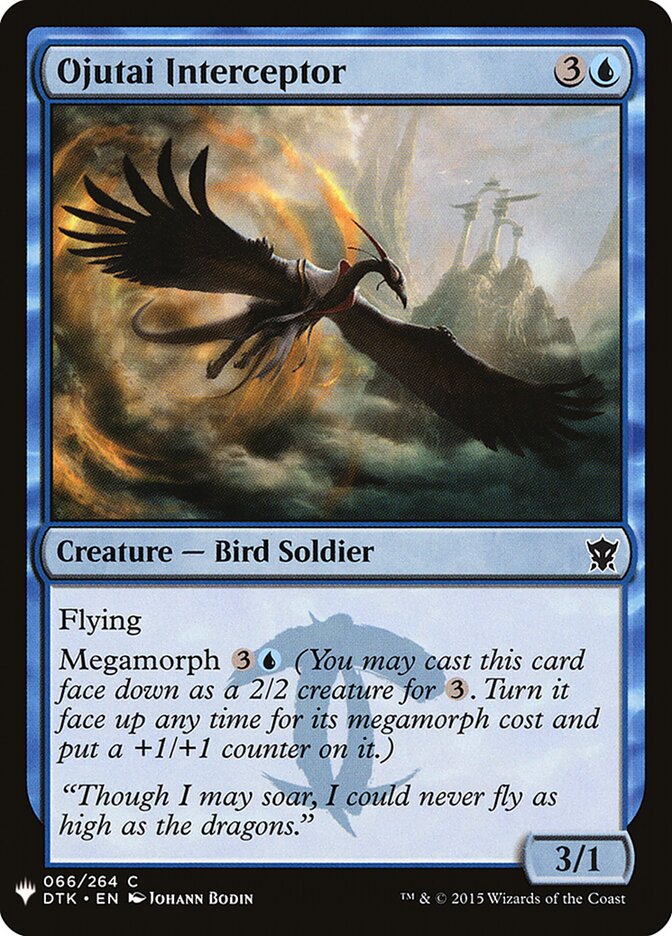 Ojutai Interceptor (DTK-66) - The List (PLST)