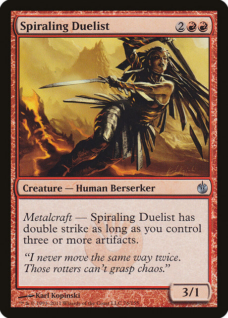 Spiraling Duelist (76) - Mirrodin Besieged (MBS)