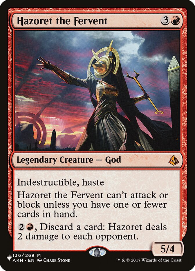 Hazoret the Fervent (AKH-136) - The List (PLST)