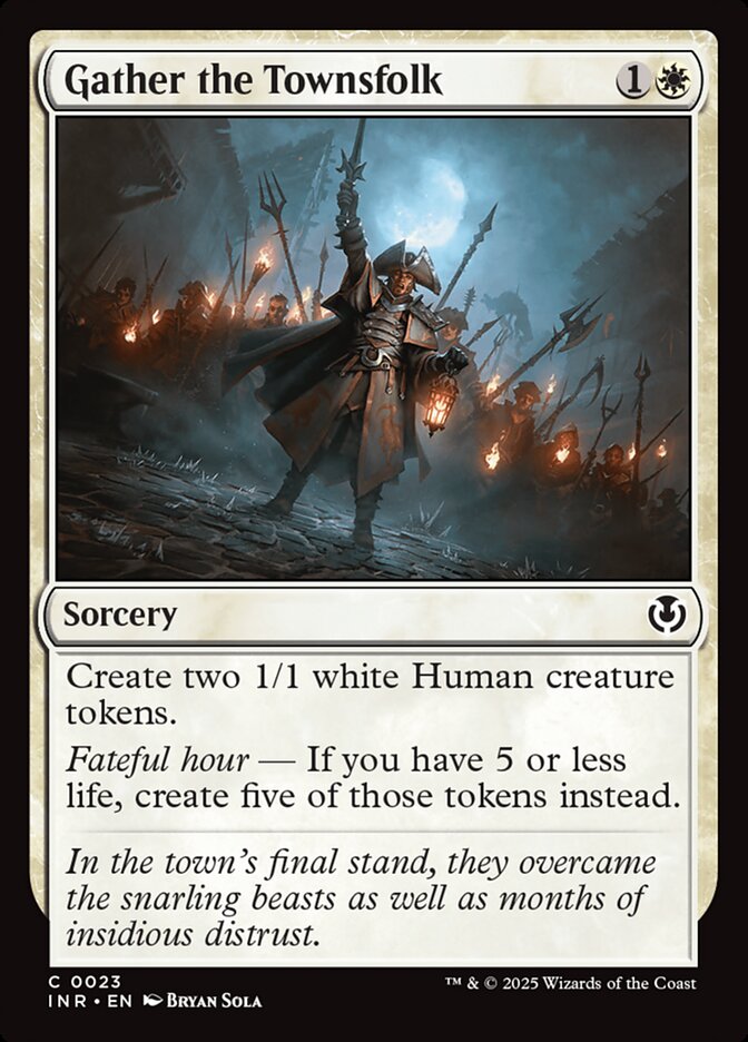 Gather the Townsfolk - [Foil] Innistrad Remastered (INR)