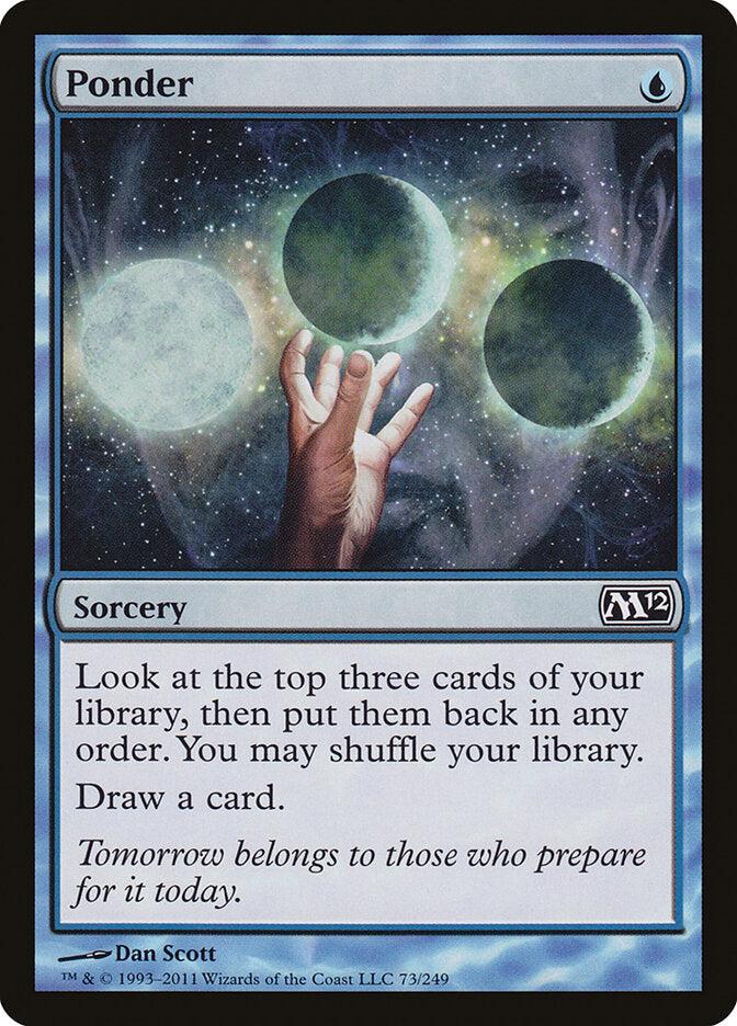 Ponder (73) - Magic 2012 (M12)