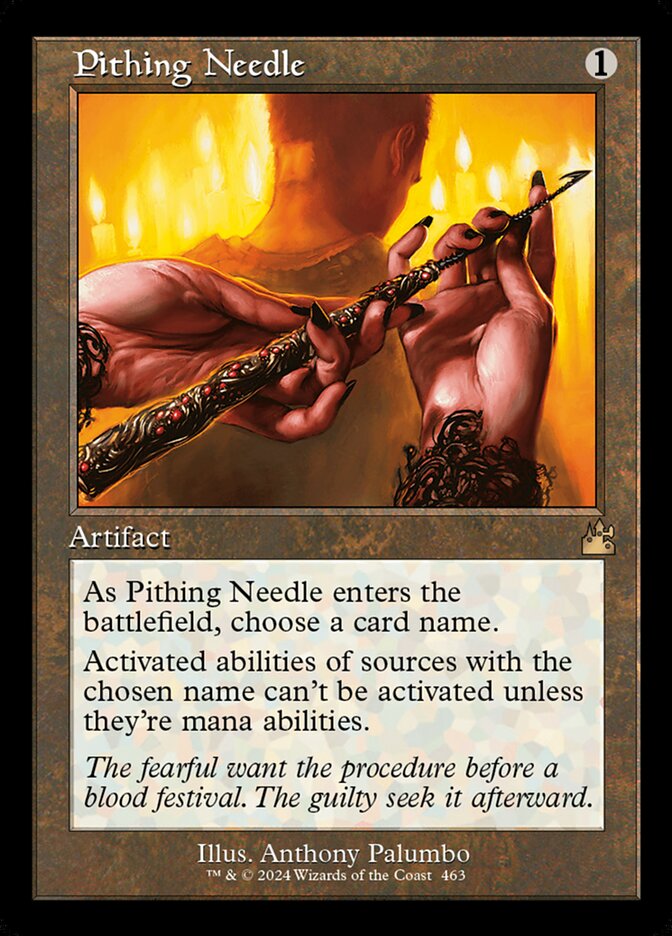 Pithing Needle (463) - Ravnica Remastered (RVR)