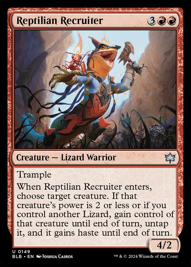 Reptilian Recruiter (149) - Bloomburrow (BLB)