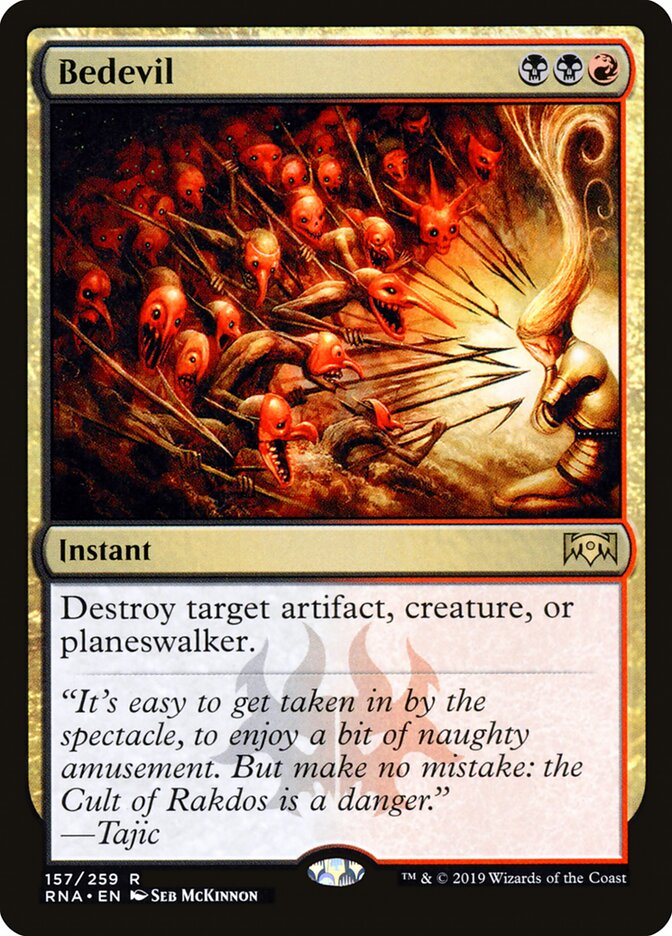 Bedevil (157) - Ravnica Allegiance (RNA)