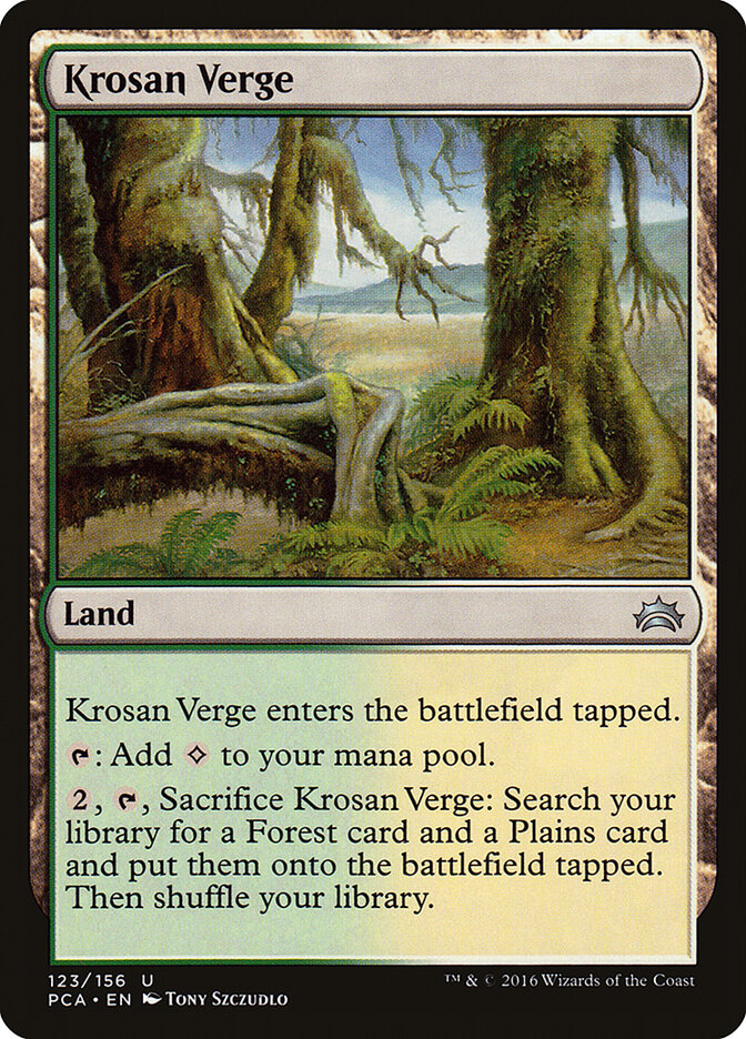 Krosan Verge (123) - Planechase Anthology (PCA)