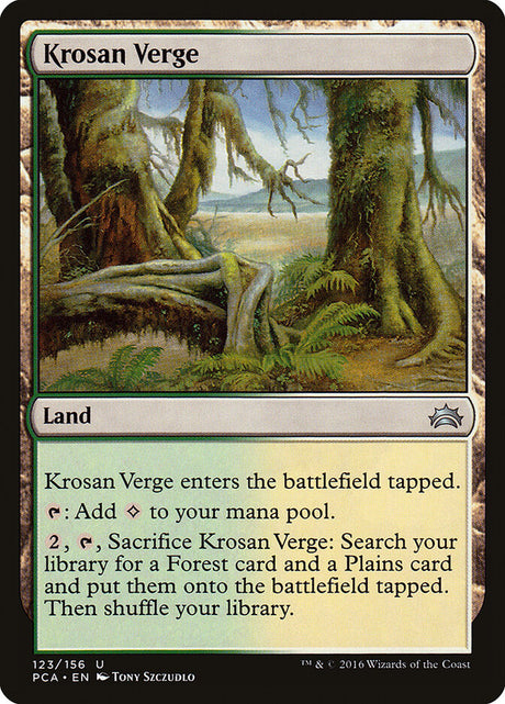 Krosan Verge (123) - Planechase Anthology (PCA)