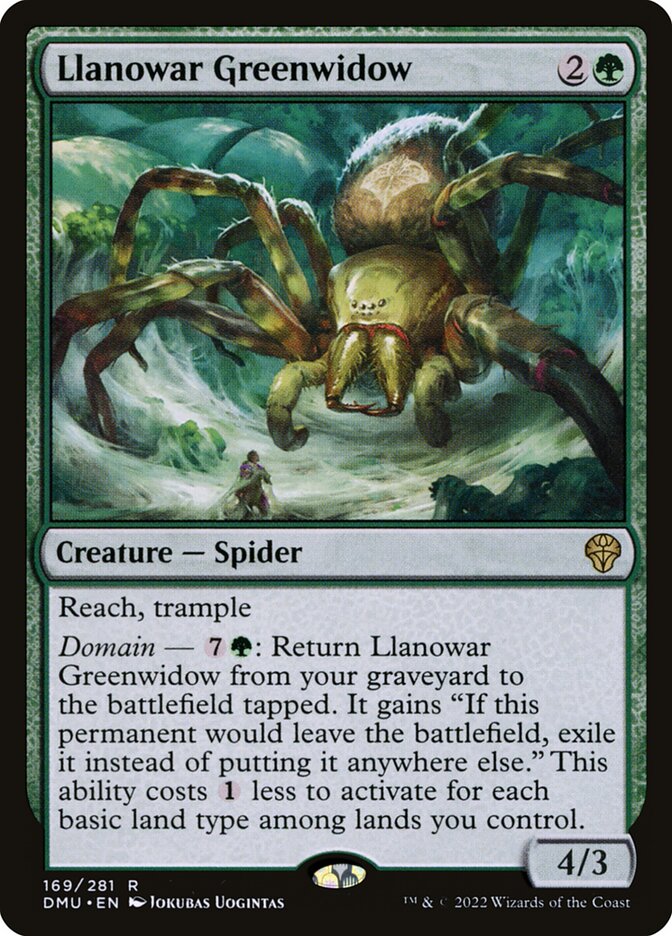 Llanowar Greenwidow (169) - Dominaria United (DMU)