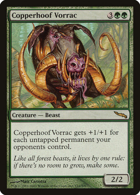 Copperhoof Vorrac (116) - Mirrodin (MRD)