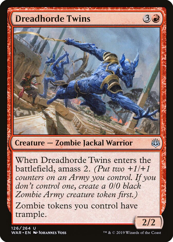 Dreadhorde Twins (126) - War of the Spark (WAR)