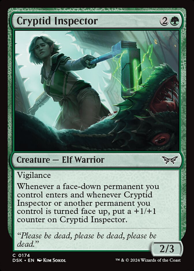 Cryptid Inspector - [Foil] Duskmourn: House of Horror (DSK)