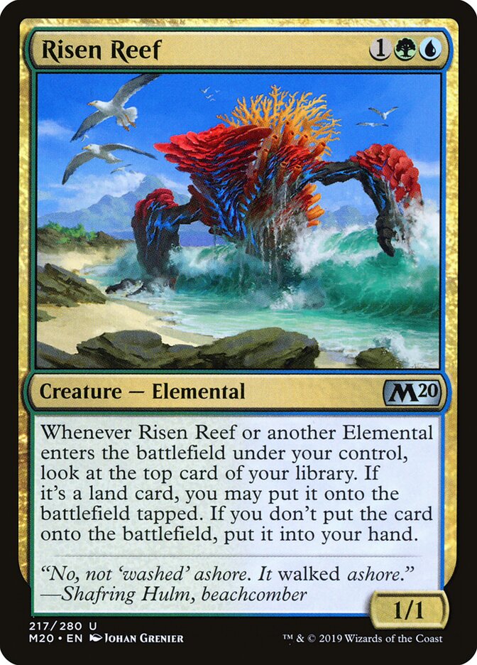 Risen Reef (217) - Core Set 2020 (M20)
