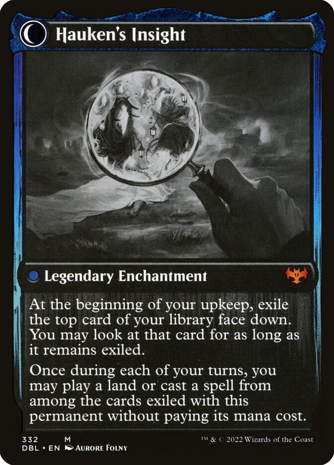 Jacob Hauken, Inspector // Hauken's Insight (332) - Innistrad: Double Feature (DBL)