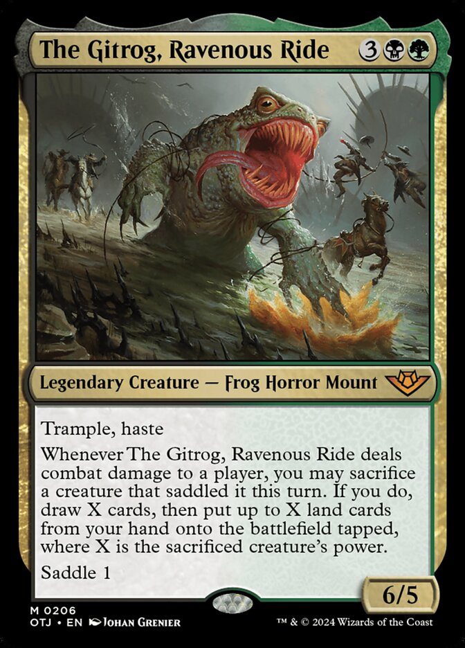 The Gitrog, Ravenous Ride - [Foil] Outlaws of Thunder Junction (OTJ)