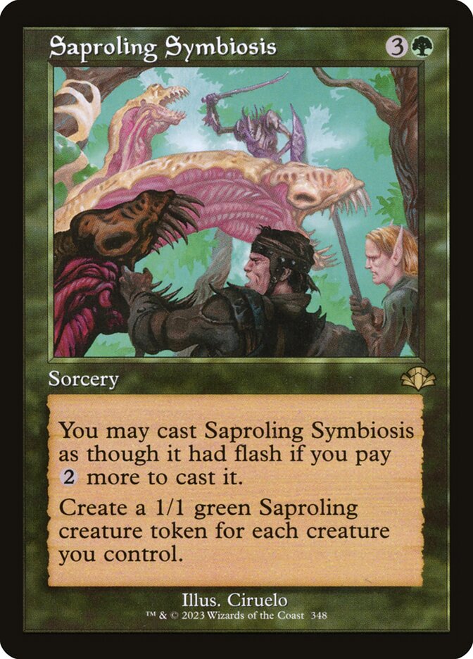 Saproling Symbiosis (348) - Dominaria Remastered (DMR)