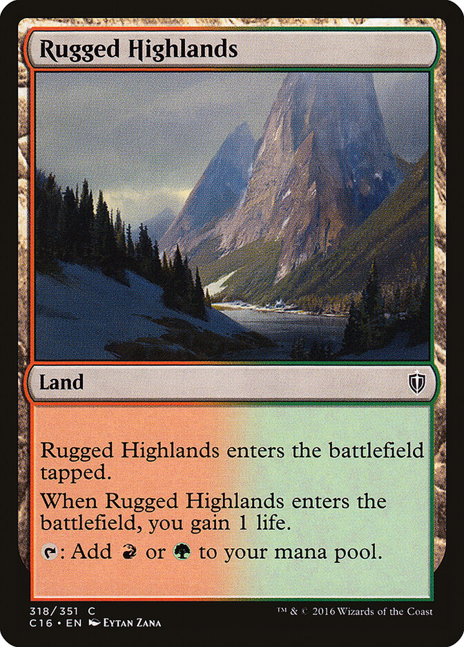 Rugged Highlands (318) - Commander 2016 (C16)