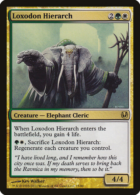 Loxodon Hierarch (15) - Duel Decks: Ajani vs. Nicol Bolas (DDH)