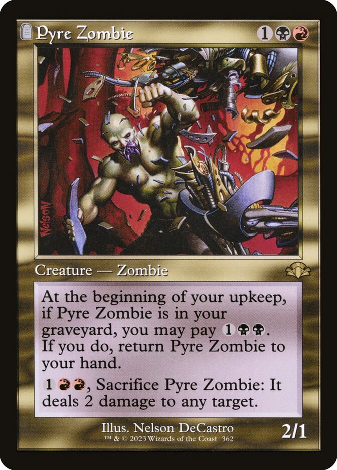 Pyre Zombie (362) - Dominaria Remastered (DMR)