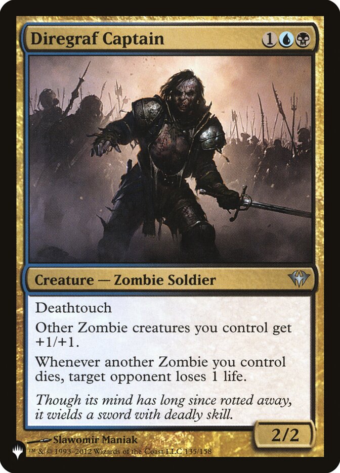 Diregraf Captain (DKA-135) - The List (PLST)
