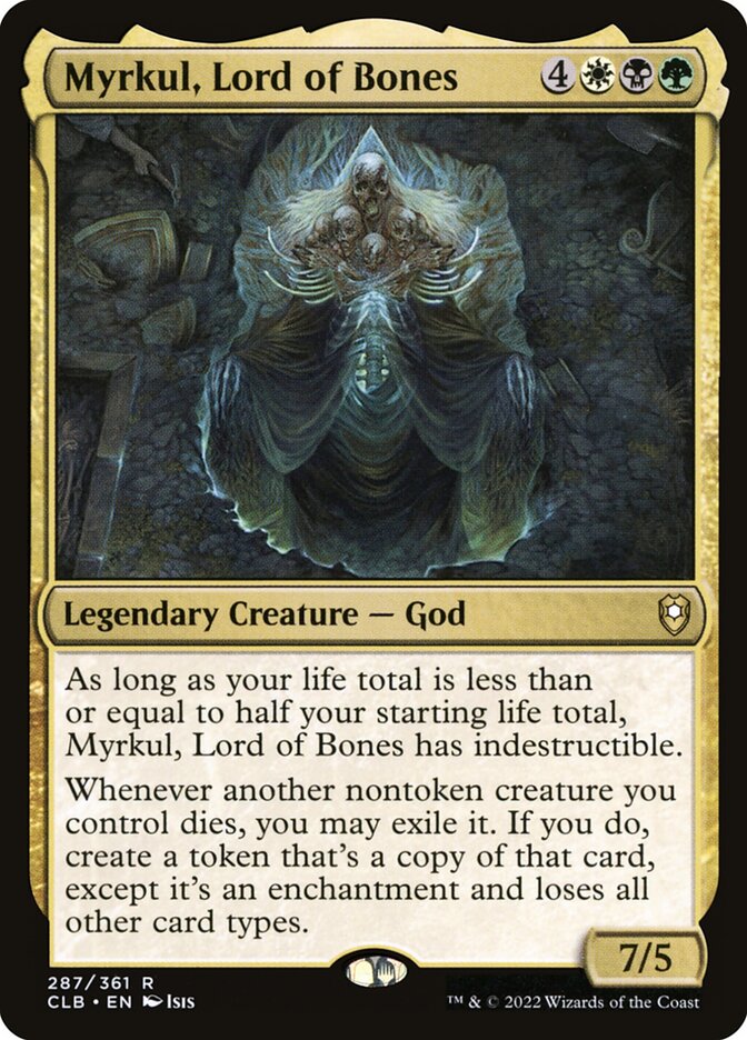 Myrkul, Lord of Bones (287) - Commander Legends: Battle for Baldur's Gate (CLB)