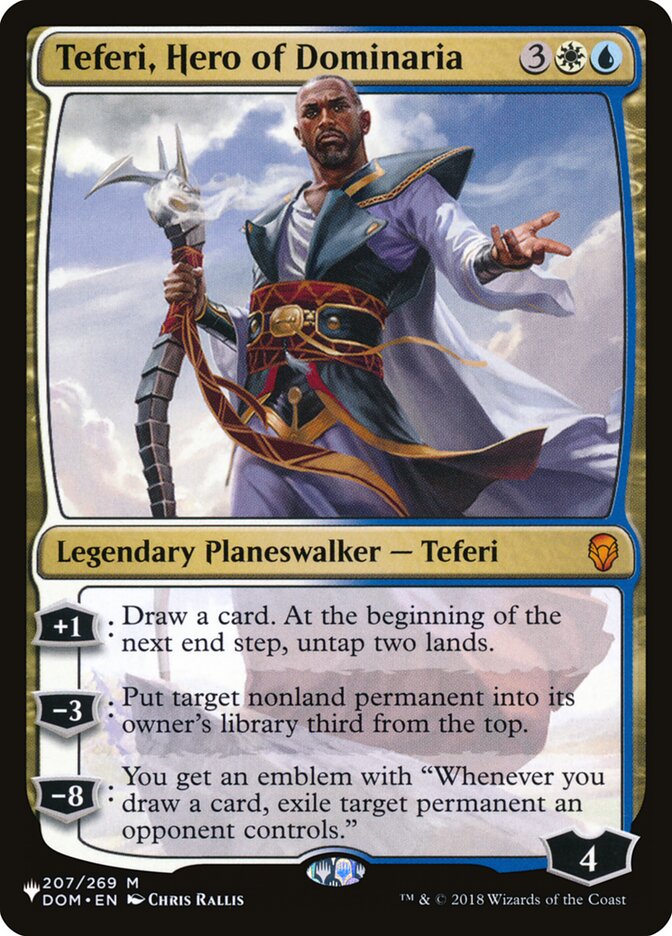 Teferi, Hero of Dominaria (DOM-207) - The List (PLST)