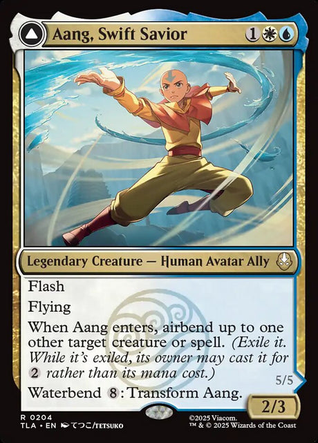 Aang, Swift Savior // Aang and La, Ocean's Fury (204) - Avatar: The Last Airbender (TLA)