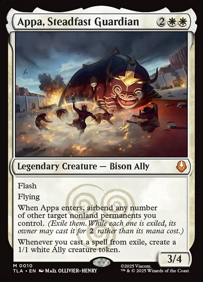 Appa, Steadfast Guardian (10) - Avatar: The Last Airbender (TLA)