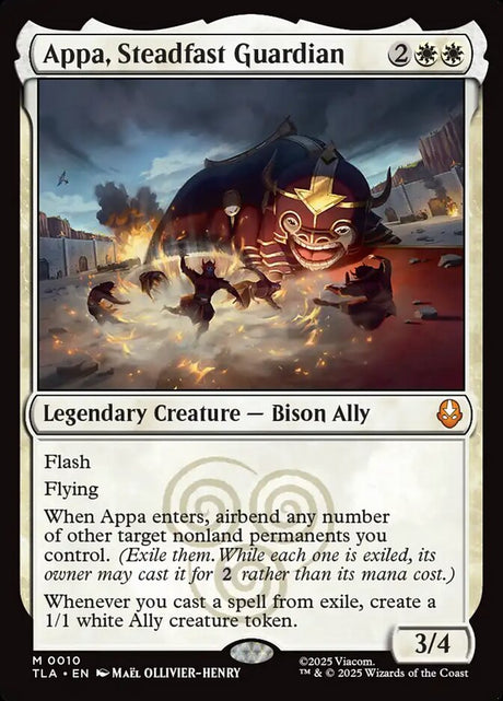 Appa, Steadfast Guardian (10) - Avatar: The Last Airbender (TLA)