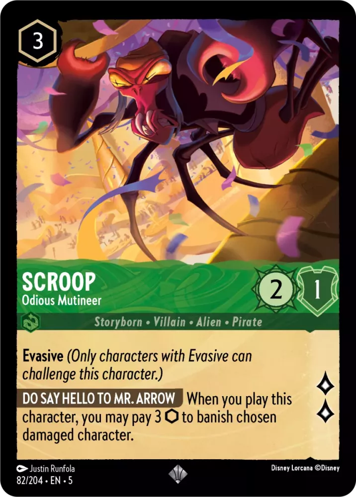 Scroop - Odious Mutineer - [Foil] Shimmering Skies (5)