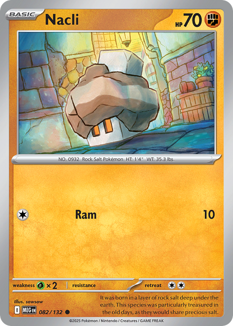Nacli (82/132) - [Reverse Holo] Mega Evolution (MEG)