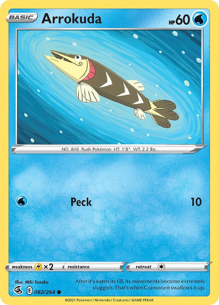 Arrokuda (82/264) - [Reverse Holo] Fusion Strike (FST)