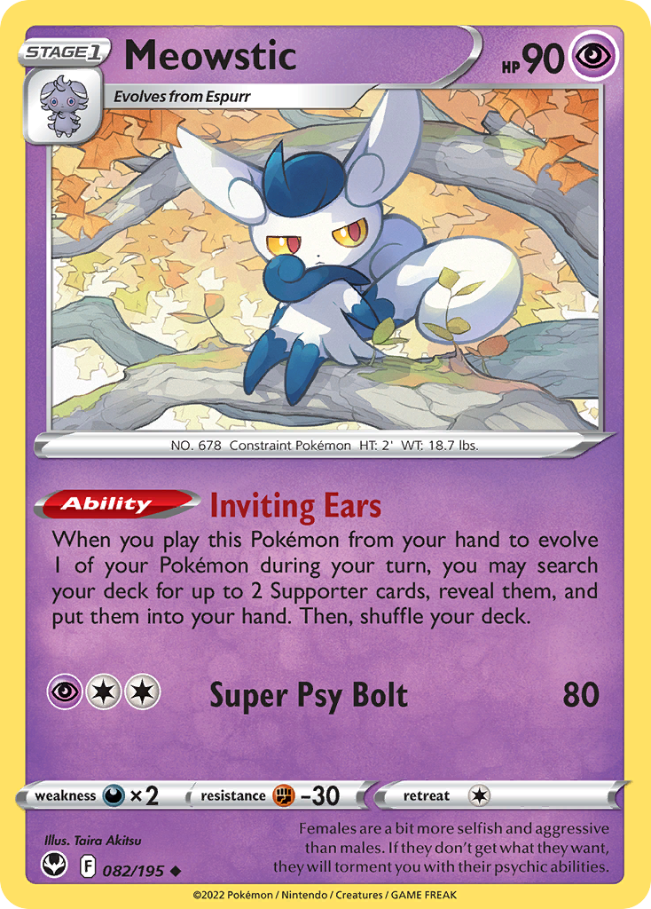 Meowstic (82/195) - Silver Tempest (SIT)