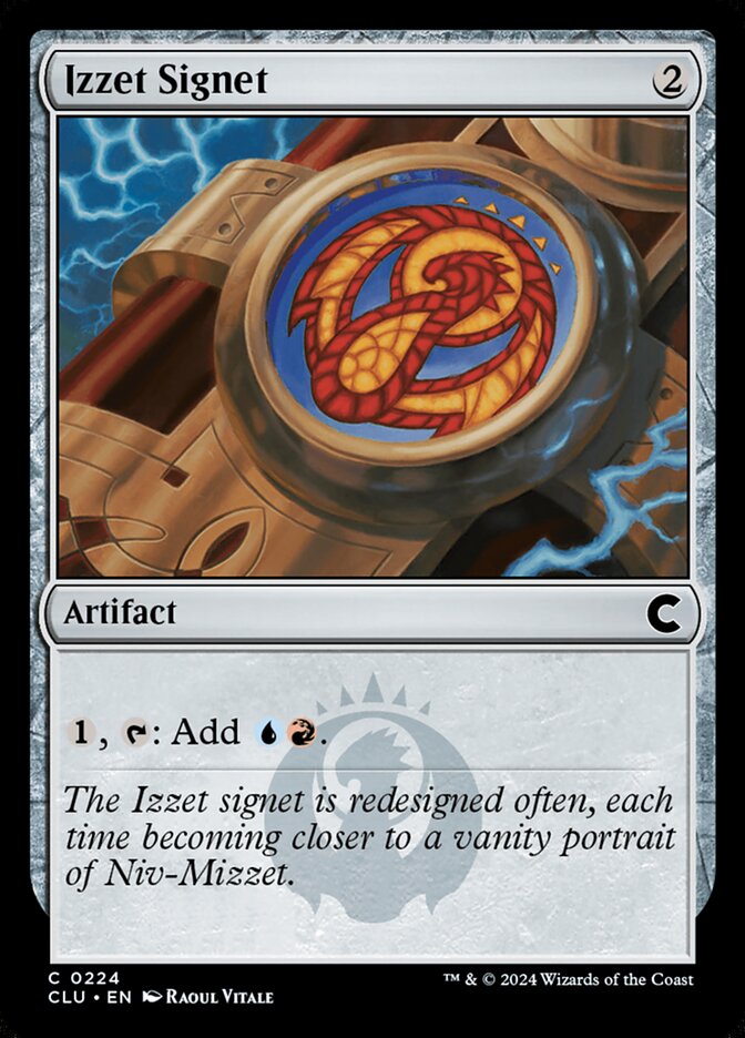 Izzet Signet (224) - Ravnica: Clue Edition (CLU)