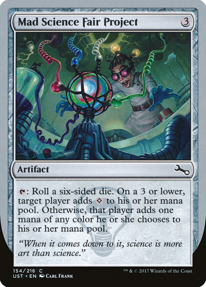 Mad Science Fair Project (154) - Unstable (UST)