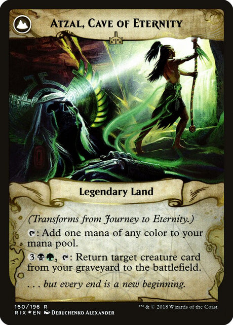 Journey to Eternity // Atzal, Cave of Eternity (160s) - Rivals of Ixalan Promos (PRIX)