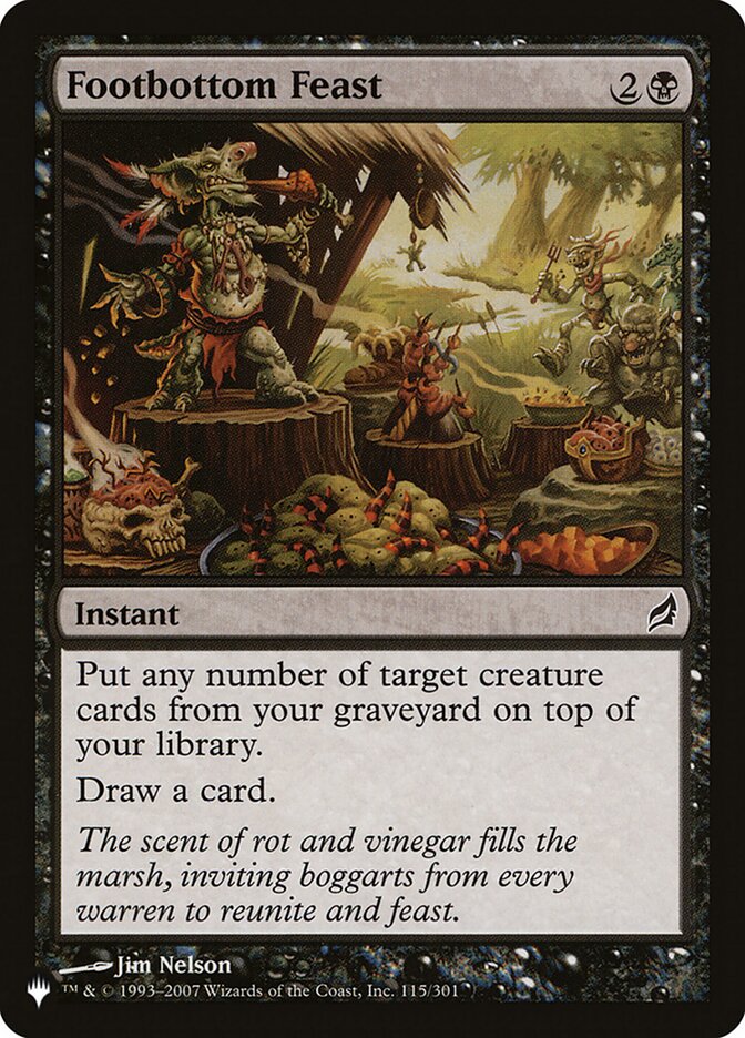 Footbottom Feast (LRW-115) - The List (PLST)