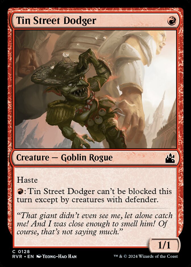 Tin Street Dodger (128) - Ravnica Remastered (RVR)