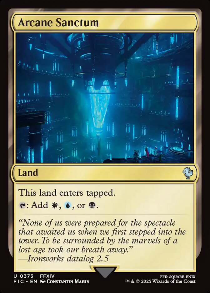 Arcane Sanctum (373) - [Surge Foil] Final Fantasy Commander (FIC)